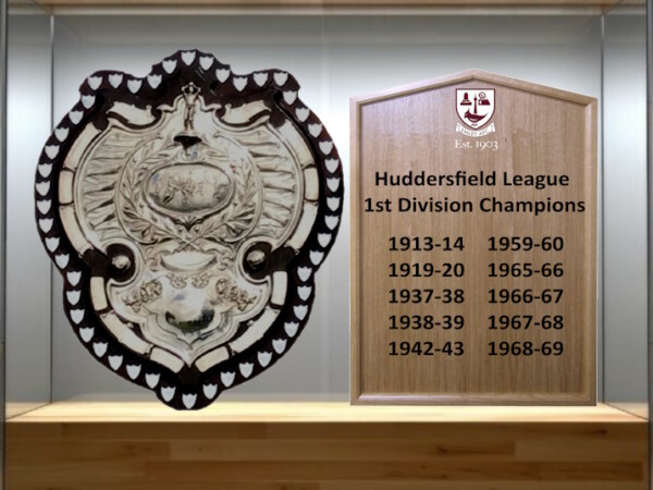 Huddersfield League 1st Division Champions: 1913-14, 1919-20, 1937-38, 1938-39,1942-43, 1959-60, 1965-66, 1966-67, 1967-68, 1968-69
